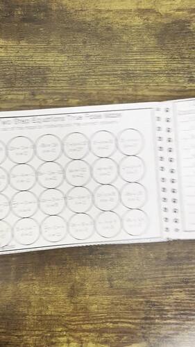 Solving One and Two Step Linear Equations Activity Booklet | Fun ...
