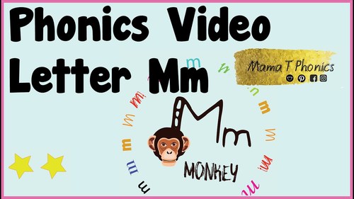 Preview of Phonics Letter M  Learn to identify, write, say, sing and find the letter M.
