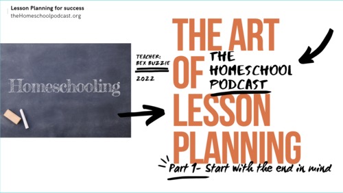 Preview of Lesson 1 of 6: The Art of Lesson Planning Course - Start with the end!