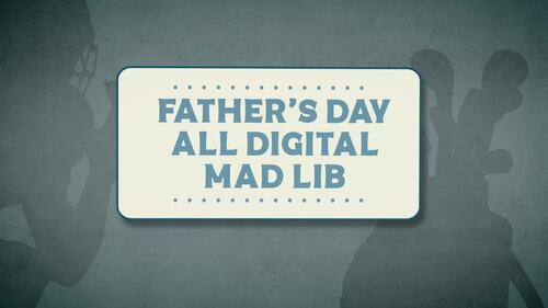 FATHER'S DAY DIGITAL MAD LIB (PARTS OF SPEECH ACTIVITY) by K's Digital ...