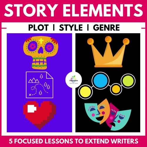 Story Writing Unit | Teaching Theme, Plot & Genre in Narratives | Story ...