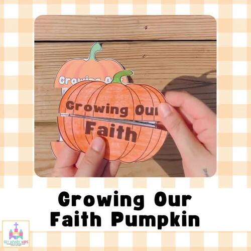 Pumpkin Fall Bible Craft for Kids | Thanksgiving Sunday School Activity