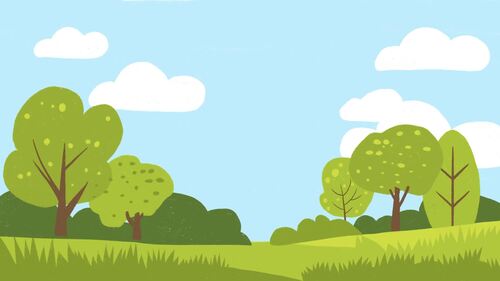 Hand-Drawn Animated Landscape Background by PrintableBoutiStudio