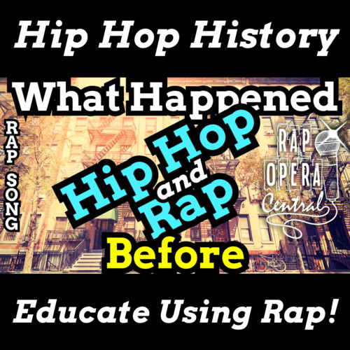 Preview of "Before Money and the Fame!” Pre Hip Hop History Reading Activities Rap Song