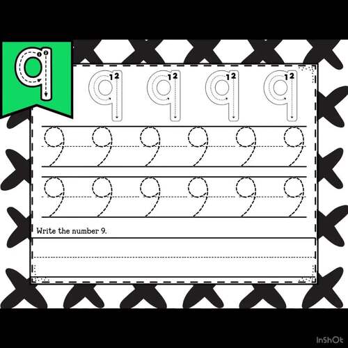 Handwriting Formation Math Center Mats — Numbers 0 to 20 for ...