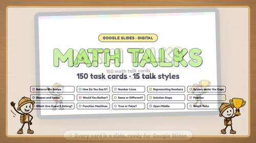 Math Talks,Number Talks, Warm-Ups, Google slides, Open ended, Visuals ...