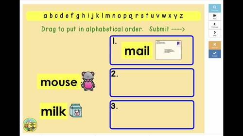 Alphabetical Order Bundle of Boom Cards Differentiate | TPT