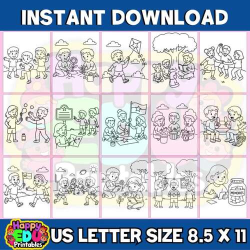 Juneteenth Coloring Pages for Kids | 30 Easy & Inclusive PDF Worksheets