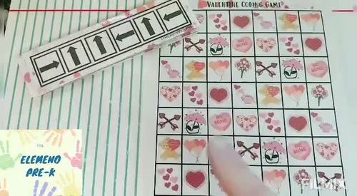 Valentine Coding Game by ElemenoPreK | Teachers Pay Teachers