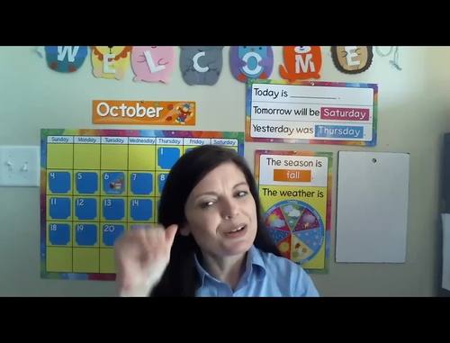 Preview of Circle Time Online//Nn is for Night//Preschool - Kindergarten Lesson