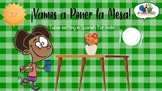 ¡Vamos a Poner la Mesa! (Table Setting in Spanish) VIDEO