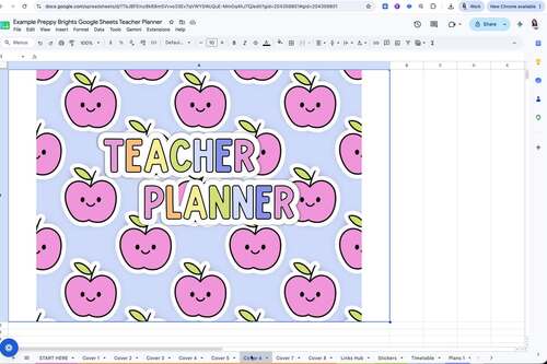 Lesson Plan Template Editable & Weekly Planner | Google Sheets Digital ...
