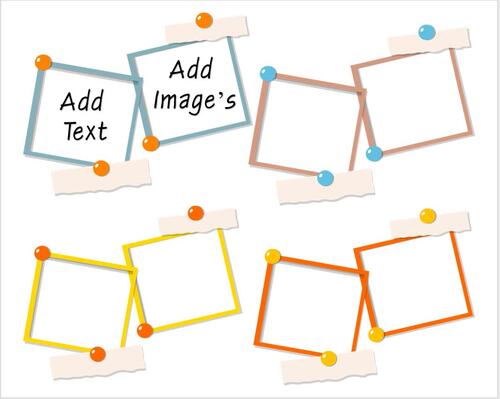 Vector Frame & Border Clipart2, 70 PNG,Editable PowerPoint, Classroom ...