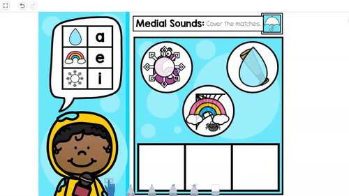 INSTANT Digital Thematic Mini Games: WEATHER LOADED TO SEESAW
