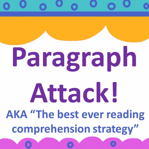 Preview of Test Prep Reading Strategy for Assessments {AKA Paragraph Attack}