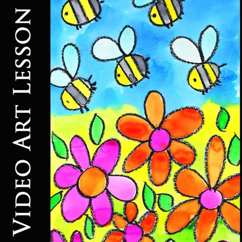 Spring Activity Video Art Lesson: How to Draw and Watercolor Paint ...