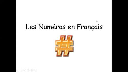 French Numbers 0-1000 Video Note Bundle