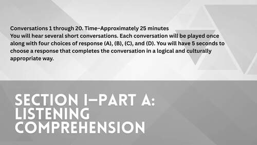 Preview of AP Chinese Mock Test: Listening Practice 6