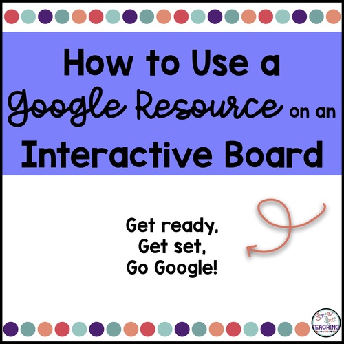 Preview of How to Use a Google Resource on a Promethean Board