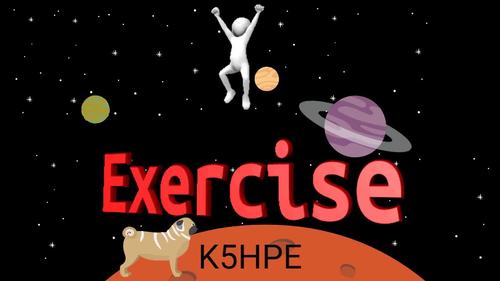 Preview of Brain Break #2 (Space), Kids Fitness Workout, Exercise, Physical Education, DPA