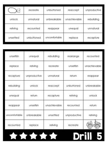 Sight Word Reading Fluency Practice Drills Printable Worksheets 1st 2nd ...