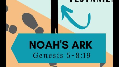 Noah's Ark Lesson and Slides BUNDLE - Foreshadowing Jesus - Grades 4-8