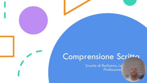 Preview of Reading Exercise: Scuola di Barbiana, Lettera a una Professoressa (Rete 3)