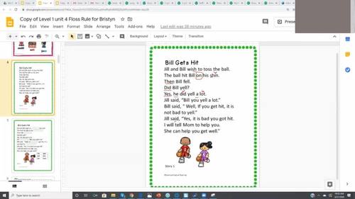 Closed Syllables Reading Comprehension Distance Learning Google ...