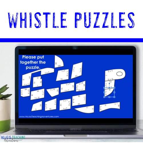 MULTIPLICATION Whistle Puzzle Sports Math Center or Decor Supplement MULTIPLICATION Whistle Puzzle Sports Math Center or Decor Supplement