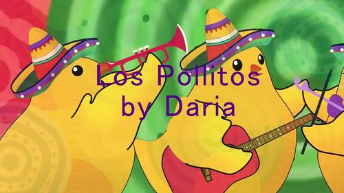 Preview of Los Pollitos (Bilingual) Classroom Video