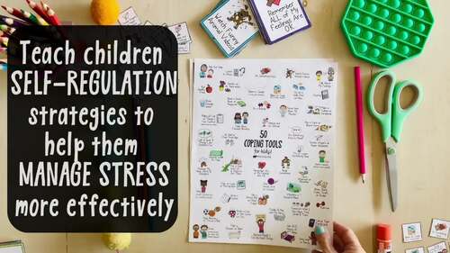 KIDS COPING SKILLS! Stress Management Social Emotional Lesson + SEL  Activities