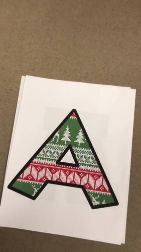 Christmas Ugly Sweater Bulletin Board Letters and Numbers ...