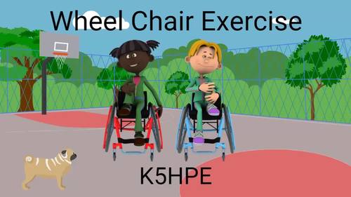 Preview of Wheel Chair Exercise, Adapted PE, Physical Education, DPA, Brain Breaks