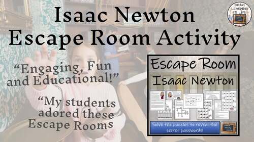 Isaac Newton Escape Room | Social Studies & History Activity | TPT