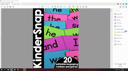 KinderSnap Sight Word Activities by Tara West - Little Minds at Work