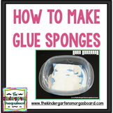 Glue Sponges!  How To Make Glue Sponges For Your Classroom