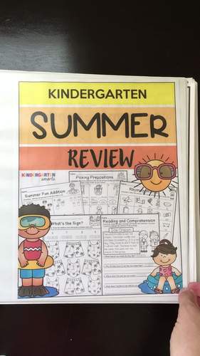 kindergarten review worksheets by kindergarten smarts tpt