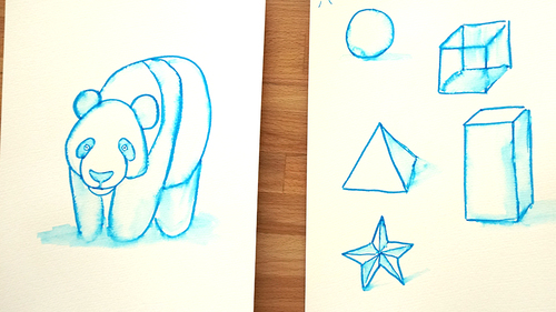 Preview of Drawing 2D and 3D Shapes - Video instruction and Lesson Plan