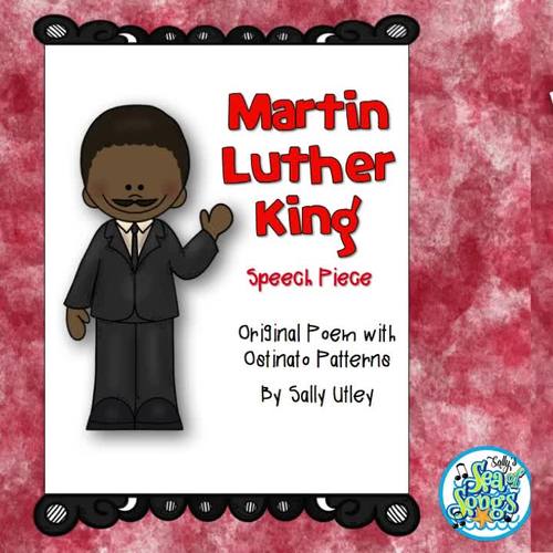 Martin Luther King - Speech Piece - Orff Style by Sally's Sea of Songs