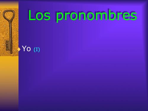 Spanish Subject Pronouns PowerPoint and Interactive Notebook Activities