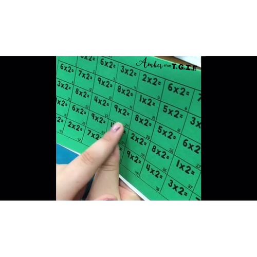 Multiplication Practice Tents 3rd 4th Grade Fact Fluency Flash Cards Timed Tests
