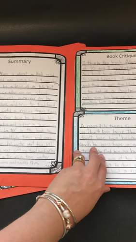 Book Report Project for ANY Novel: File Folder Book Report | TpT