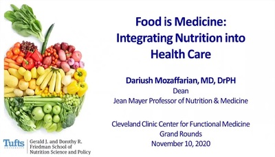 Food is Medicine: Integrating Nutrition into Health Care – Dariush ...