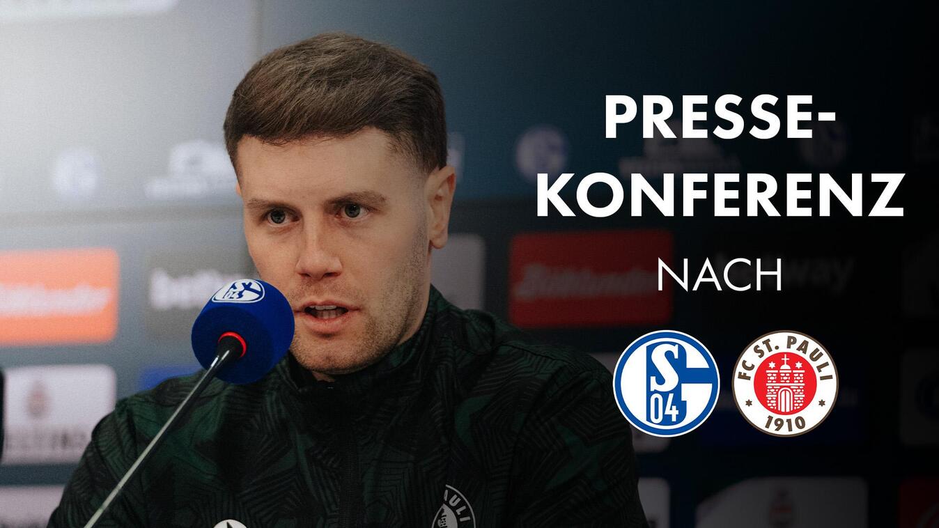 Video Vorschaubild - Die Pressekonferenz nach dem Spiel beim FC Schalke 04