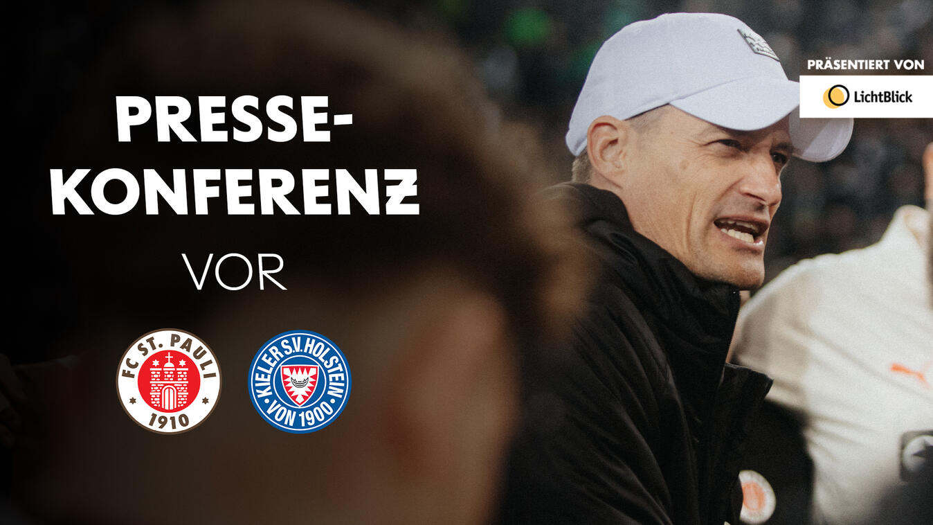 Video Vorschaubild - Die Pressekonferenz vor unserem Spiel gegen Holstein Kiel | Präsentiert von LichtBlick