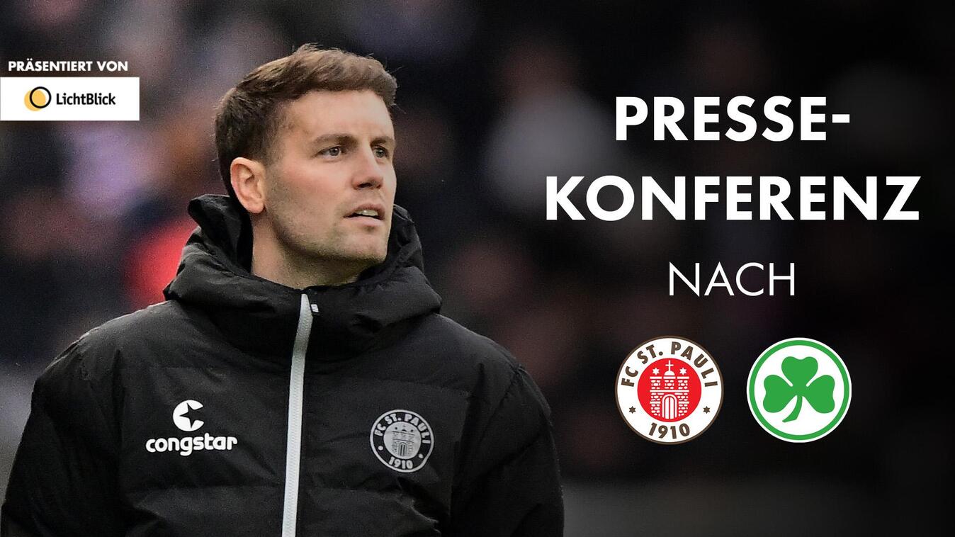 Video Vorschaubild - Die Pressekonferenz nach dem Spiel gegen Greuther Fürth I Präsentiert von LichtBlick