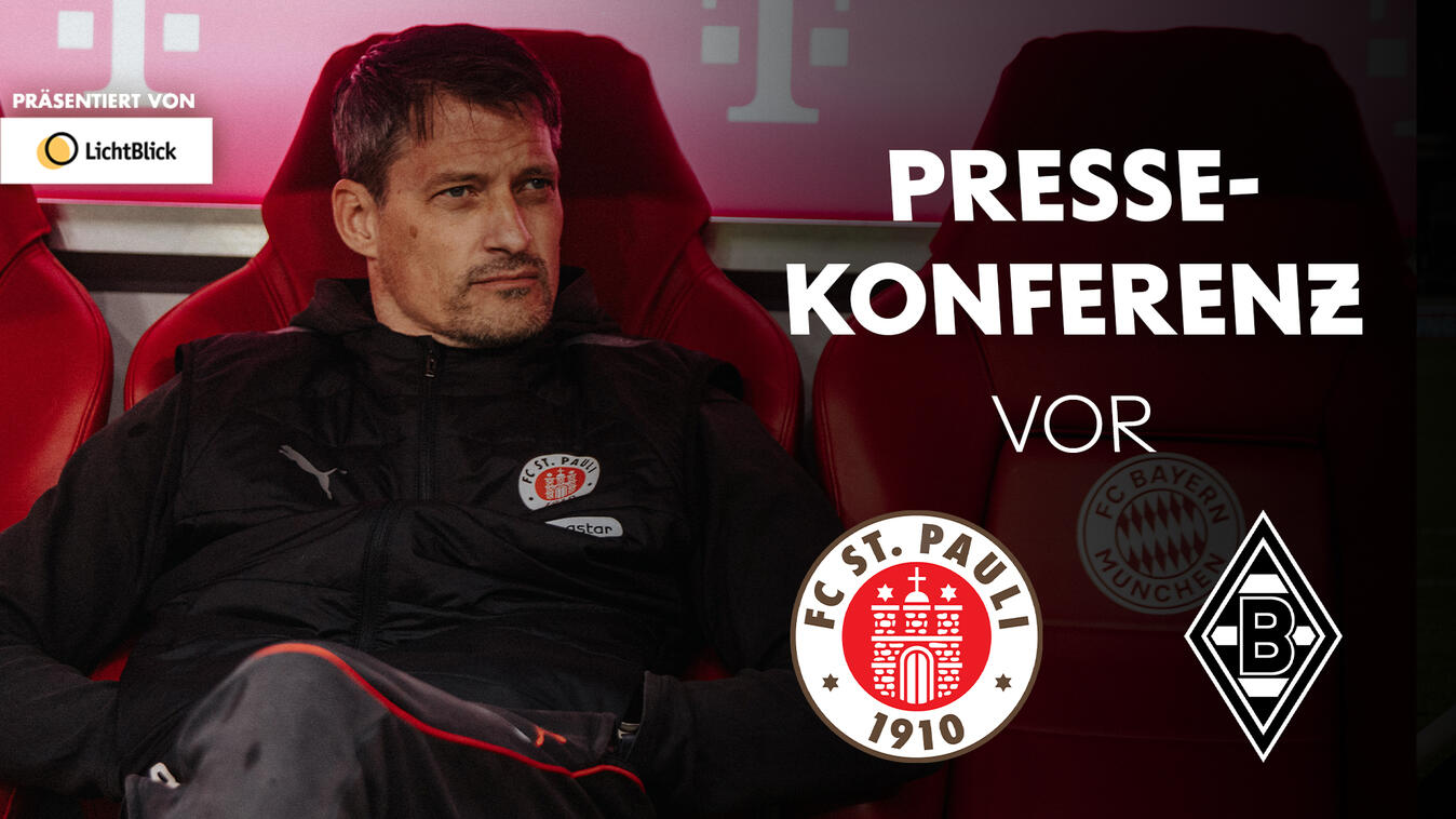 Video Vorschaubild - Die Pressekonferenz vor dem Spiel gegen Borussia Mönchengladbach | Präsentiert von LichtBlick