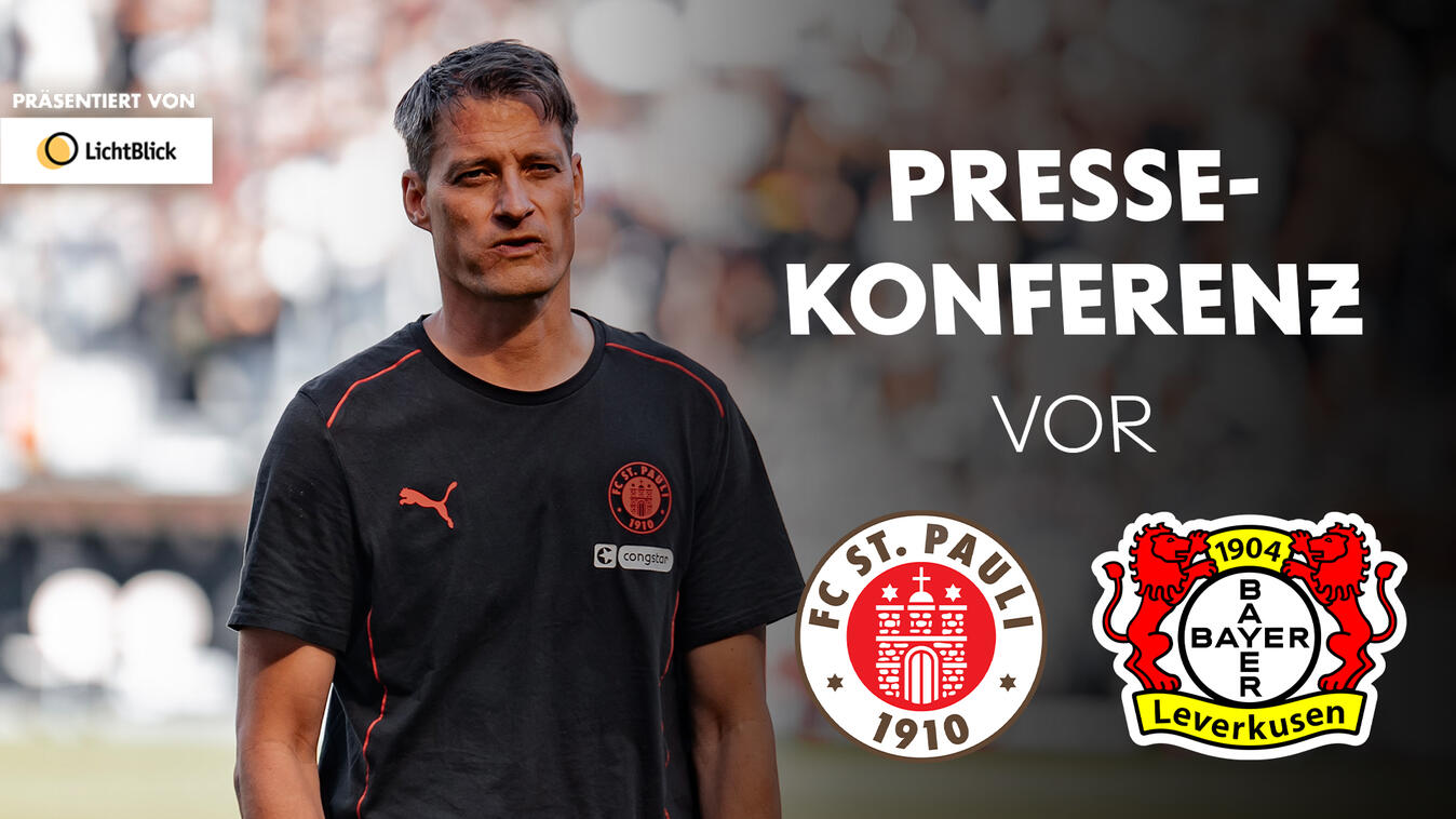 Video Vorschaubild - Die Pressekonferenz vor dem Spiel gegen Bayer 04 Leverkusen | Präsentiert von LichtBlick