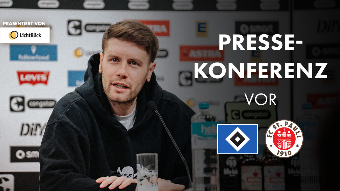 Video Vorschaubild - Die Pressekonferenz vor dem Spiel beim Hamburger SV I Präsentiert von LichtBlick