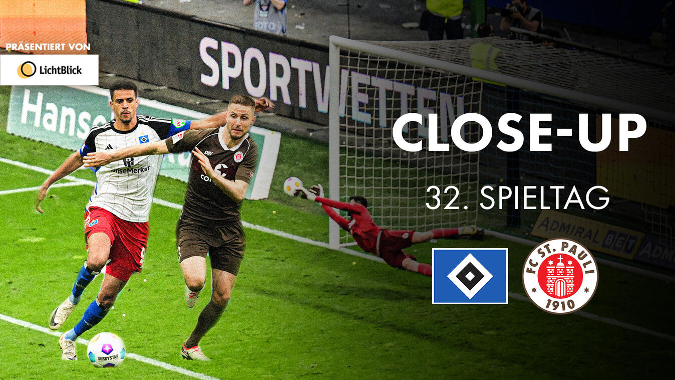 Video Vorschaubild - Close-Up: Hamburger SV - FC St. Pauli (32. Spieltag) I Präsentiert von LichtBlick